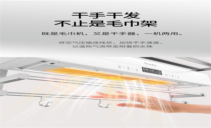 智能·毛巾護(hù)理機(jī)還設(shè)置了頂部置物空間,，浴室小玩意兒也有好去處啦！